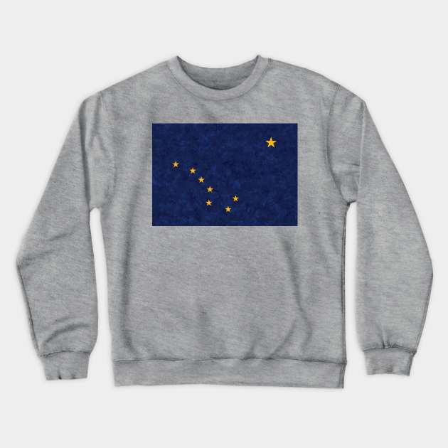 Flag of Alaska Crewneck Sweatshirt by Enzwell